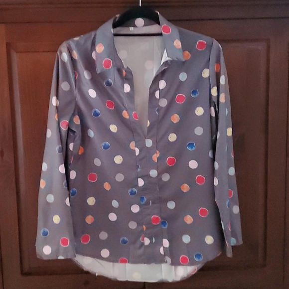 Tops - Multi Polka Dot Blouse